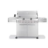 Weber 1780001 Summit S-650 Stainless Steel Propane Gas Grill