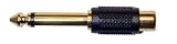 1/4'' MONO JACK PLUG TO PHONO SOCKET ADAPTOR