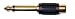 1/4 MONO JACK PLUG TO PHONO SOCKET ADAPTOR