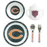 Product details for Chicago Bears NFL Children's 5 Piece Dinner Set