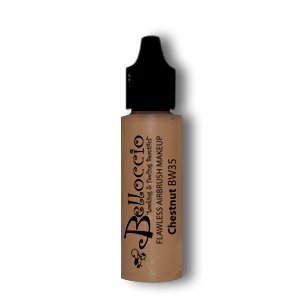 1/2 Ounce Bottle of Chestnut (#BW35) Belloccio's Professional Flawless Airbrush Makeup (Neutral Warm Shade)