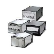 San Jamar H3001 Countertop Fullfold Napkin Dispenser, 300 Capacity, 7-5/8" Width x 5-1/2" Height x 11" Depth, Clear/Chrome