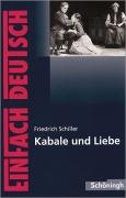 Kabale und Liebe. Mit Materialien: Ein bürgerliches Trauerspiel