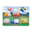 Melissa & Doug Vehicles Peg Puzzle