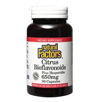 Natural Factors Citrus Bioflavonoids 650mg Capsules, 90-Count