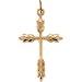 Yellow Gold Filled Cross Pendant