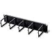 Cables To Go - 03745 - 2U Cable Management Panel With 5 D-Rings