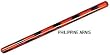 Gungfu Rattan Escrima with Black Spot - Color: Red, Size: 26 inches x 1 inch