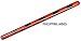 Gungfu Rattan Escrima with Black Spot - Color: Red, Size: 26 inches x 1 inch