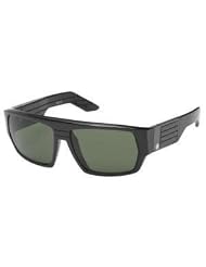 Spy Blok Sunglasses Shiny Black Gray Green, One Size by 
