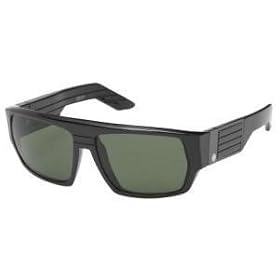 Click here to buy Spy Blok Sunglasses Shiny Black Gray Green, One Size.