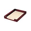Rolodex 23360 Elegant Warm Metropolitan Look. Desk Tray, Legal, Mahogany