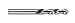 17/32 High Speed Steel Regular Point Drill Short Length Left Hand Image