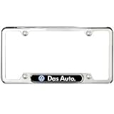 Genuine OEM Volkswagen Das Auto Stainless Steel License Plate Frame by Volkswagen