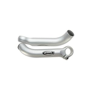 Ravx Lite X Short Bicycle Bar Ends - Silver - CE1S5