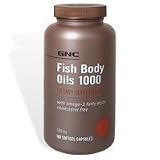 GNC FISH BODY OILS 180 SOFTGELS OIL LEMON FLAVOR (EXP: 05/2011)