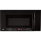 LG LMVM2085SB Over-the-Range 2-Cubic-Foot Microwave Oven with Warming Lamp, Black