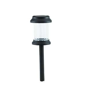 Amazon.com : Hampton Bay Solar Black LED Pathway Light (6 ...