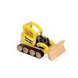 Wooden Bulldozer Tractor Toy