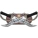 Maxam 2pc Fighting Dragon Knife Set w/ Wood Plaque
