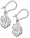 Montana Grizzlies 1/2" Bear Dangle Earrings - Ster...