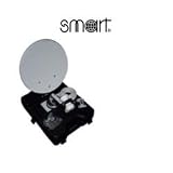SMART Camping Koffer Sat-Anlage, 38cm Spiegel, mit digitalen 0,1dB LNB