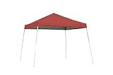 ShelterLogic Sport Series Slant Leg Pop-Up Canopy, Red, 10 x 10-Feet