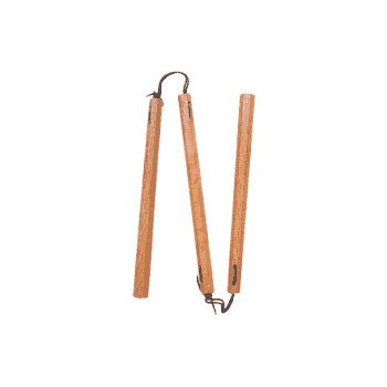 【国産ヌンチャク】赤樫製 鎖式三節棍 36センチ