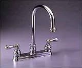 21nBEQ0%2BCnL. SL160  American Standard 4770.732 Polished Chrome Hampton Kitchen Faucet with Metal Lever Handles Less Hand Spray with EverClean   4770.732