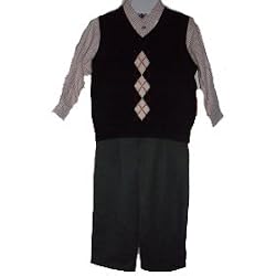 Boys Infant Goodlad 3 Pc. Outfit Including Shirt, Vest & Pants Size 3T