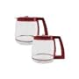 Cuisinart DGB-500RRC-2PK Coffeemaker 12 Cup Carafe, Red, 2 PACK