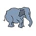 Elephant Temporary Tattoo 2x2