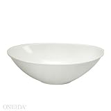Oneida Fusion Arq Medium Oval Bowl, 8 in Dinnerware