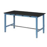60x30 Phenolic Resin Safety Edge Power Apron Production Bench Blue