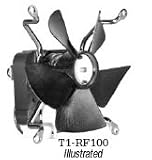 Universal Fireplace Blower Fan 100CFM 4 Blade 3000RPM #T1-RF100-2
