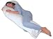 Snoozer Full Body Support Pillow - Hypoallergenic Synthetic Fiber Filler