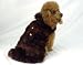 Emma Rose "Fur Me" Designer Dog Coat with Silk Lining and Swarovski Crystals (XSmall)