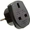 Reise adapter GB/UK Buchse auf Schuko Stecker