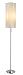 Adesso Clover Floor Lamp, 4064-22 Satin Steel