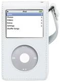 Iluv I106Awht Leather Protective Case for iPod Video (White)