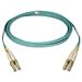 Tripp Lite 10Gb Duplex Multimode 50/125 OM3 LSZH Fiber Patch Cable (LC/LC) - Aqua, 3M (10-ft.)(N820-03M)