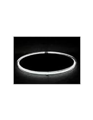 Buy Neon Concepts 15 Inch Round Clear Top Serving Tray (white Neon Rechargeable...