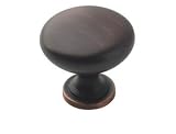 Amerock BP53005-ORB Allison Knob 1-1/4-Inch Diameter, Oil Rubbed Bronze, 10-Pack