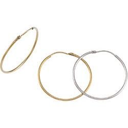 14K Yellow Gold Hoop Earring