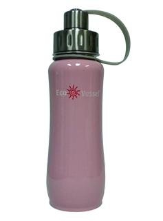Eco Vessel Insulated Ava Pink thermos Vacuum Sealed Stainless Steel Water Bottle - Double Wall (25 Ounces)