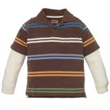 faux-layered polo
