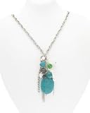 Mint Designs Turquoise Charm Drop Pendant