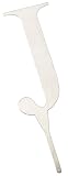 Weddingstar 4 Inch H Brushed Silver Monogram - Letter 
