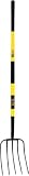 Yo Ho Tools Pro Series Glasskor 5-tine Forged Manure Fork, Long Handle