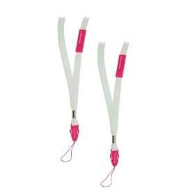 Twin Pack England Lanyard Pink and White